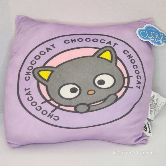 CHOCOCAT 🐈⬛ Sanrio Hello Kitty And Friends Character Travel Cloud Pillow NWT - Picture 2 of 4